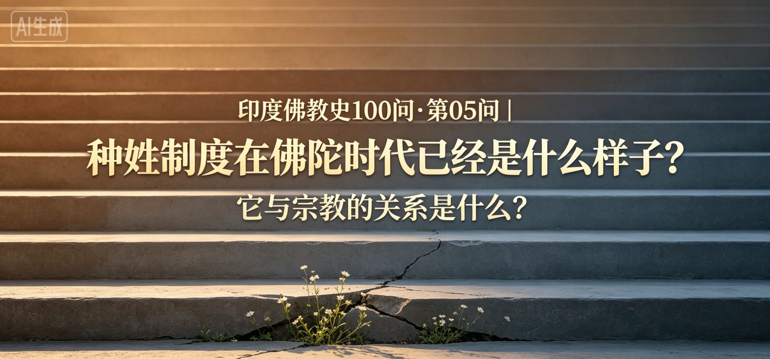 印度佛教史100问 · 第05问｜种姓制度在佛陀时代已经是什么样子？它与宗教的关系是什么？