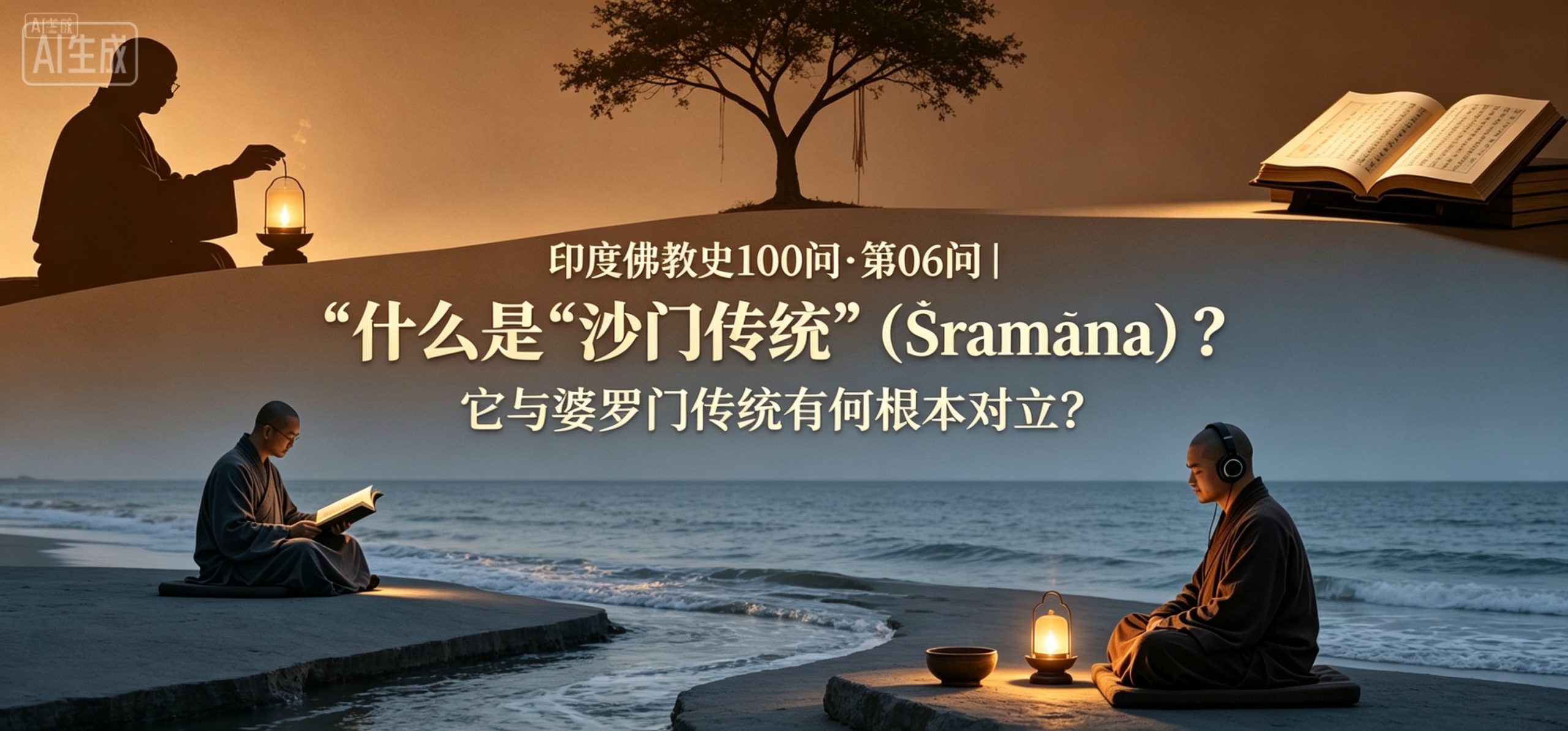 印度佛教史100问 · 第06问｜什么是"沙门传统"（Śramaṇa）？它与婆罗门传统有何根本对立？