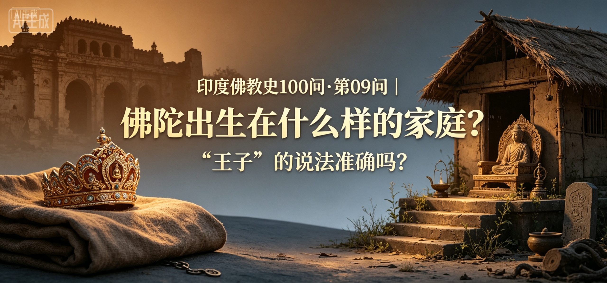 印度佛教史100问 · 第09问｜佛陀出生在什么样的家庭？"王子"的说法准确吗？