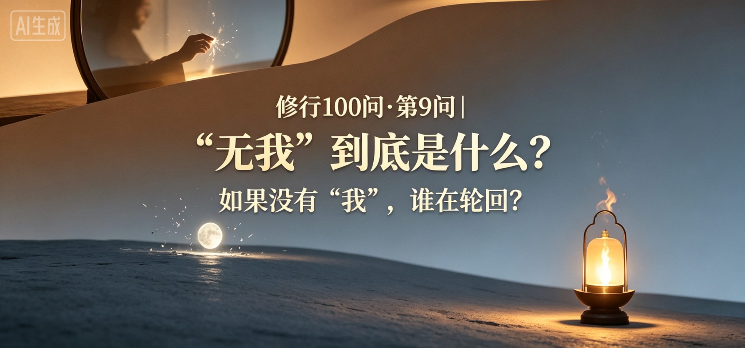修行 100 问•第9问｜"无我"到底是什么？如果没有"我"，谁在轮回？