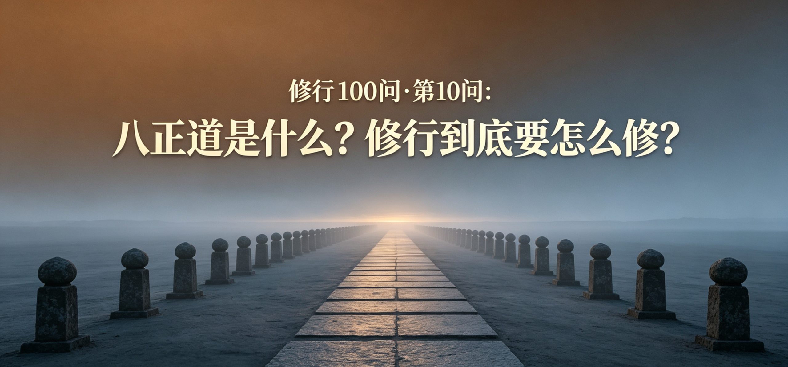 修行 100 问•第10问：八正道是什么？修行到底要怎么修？