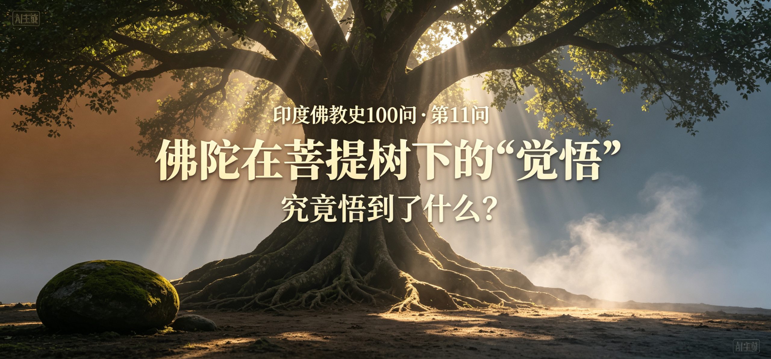 印度佛教史100问 · 第11问 佛陀在菩提树下的"觉悟"，究竟悟到了什么？