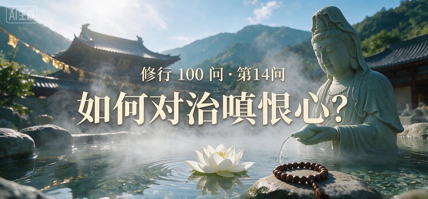 修行 100 问•第14问｜如何对治嗔恨心？