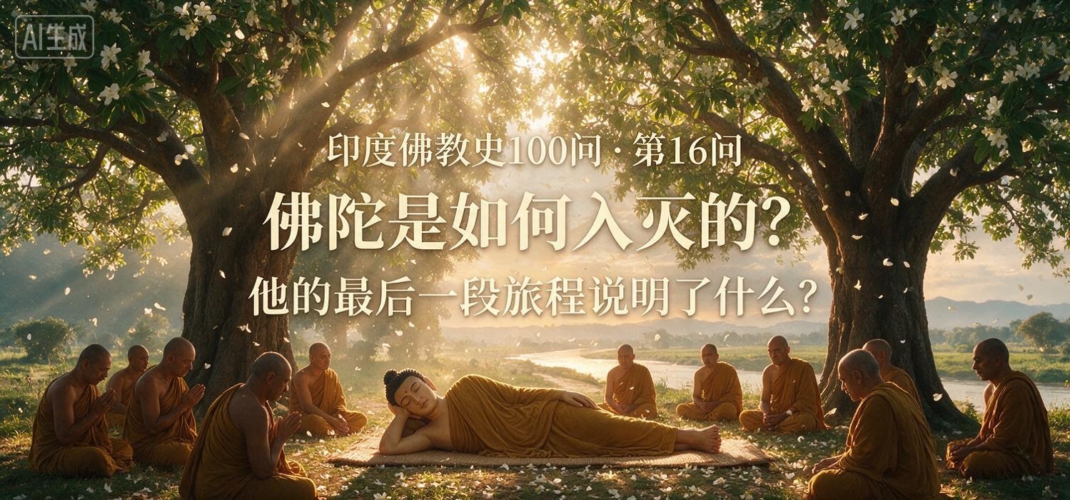 印度佛教史100问 · 第16问｜佛陀是如何入灭的？他的最后一段旅程说明了什么？