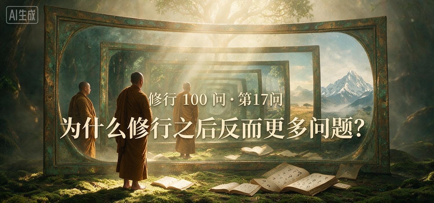 修行 100 问•第17问｜为什么修行之后反而更多问题？