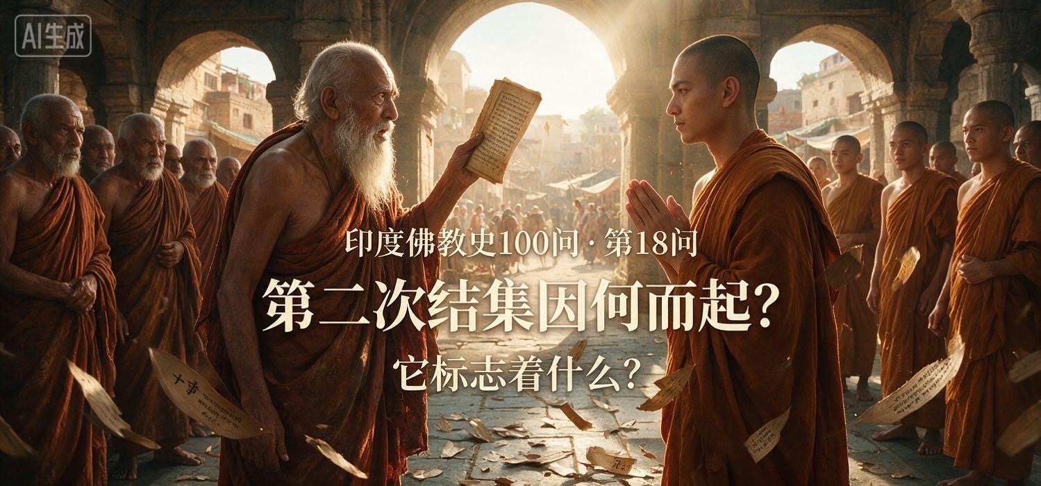印度佛教史100问 · 第18问｜第二次结集因何而起？它标志着什么？