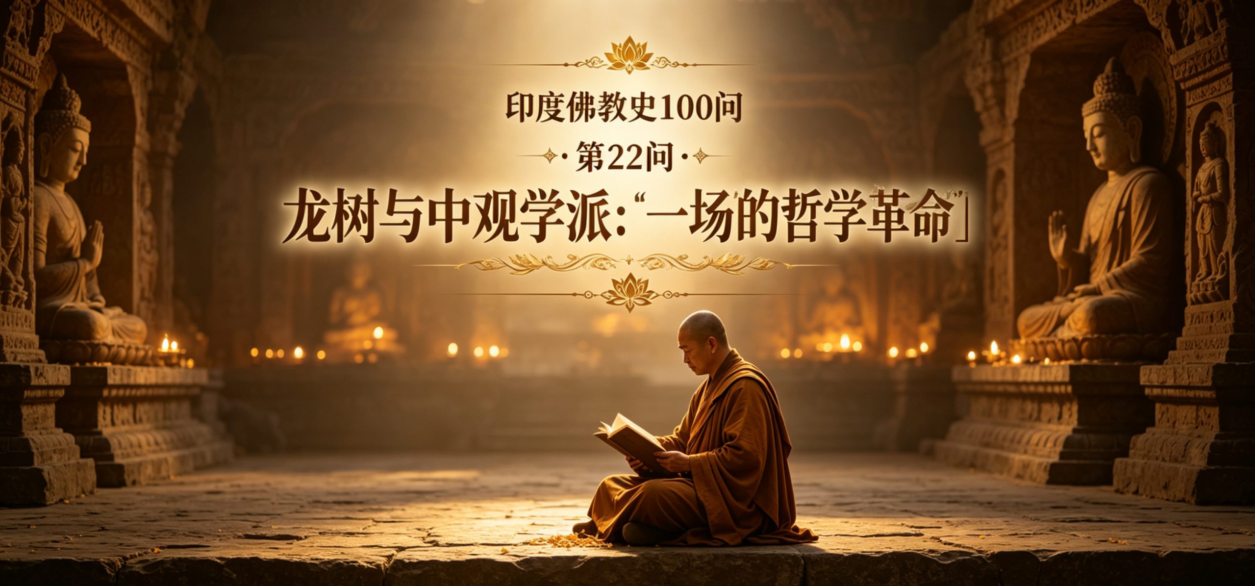 印度佛教史100问 · 第22问｜龙树与中观学派：一场关于"空"的哲学革命