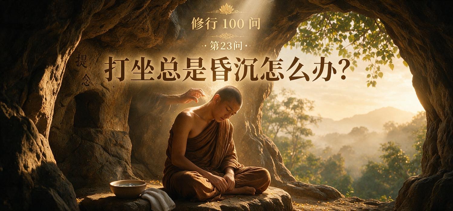 修行 100 问•第23问｜打坐总是昏沉怎么办？