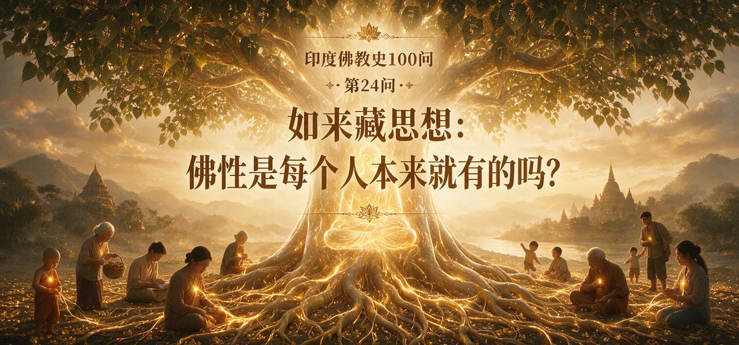 印度佛教史100问 · 第24问｜如来藏思想：佛性是每个人本来就有的吗？
