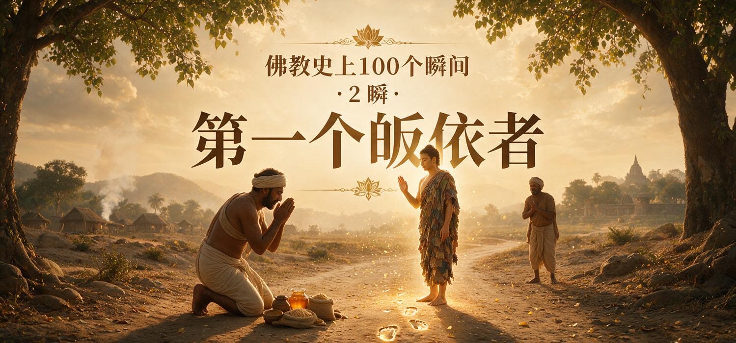 佛教史上 100 个瞬间•2 瞬｜第一个皈依者