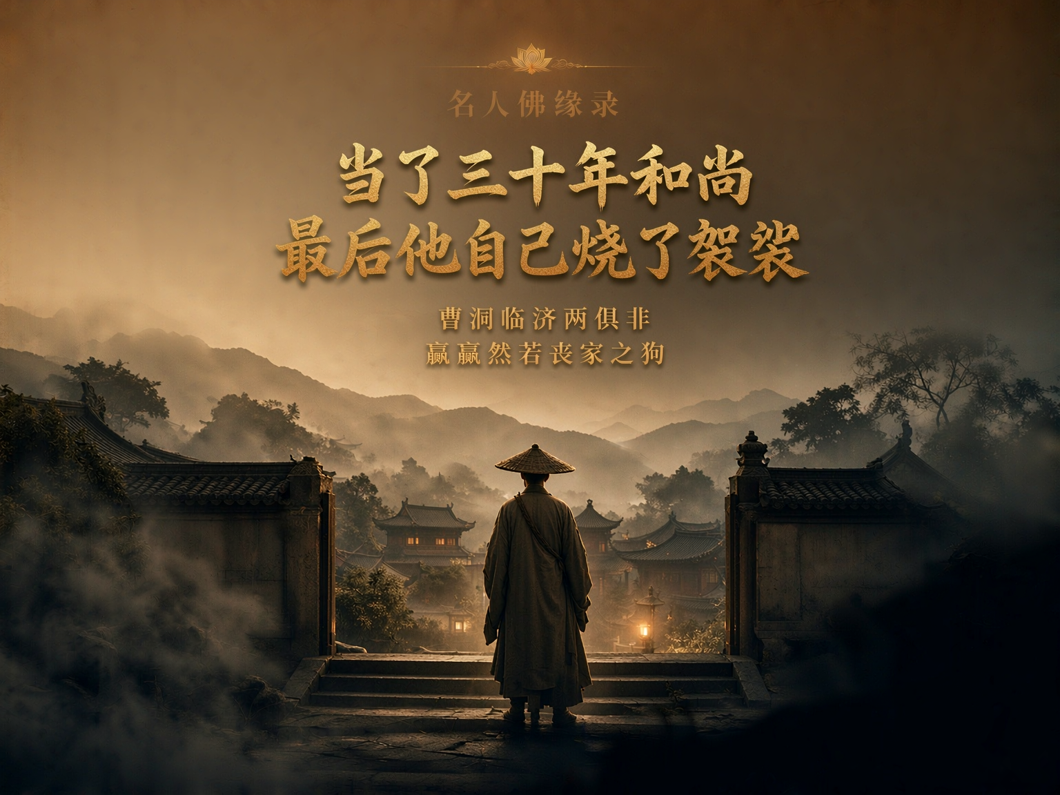 名人佛缘录｜八大山人：当了三十年和尚，最后他自己烧了那件袈裟