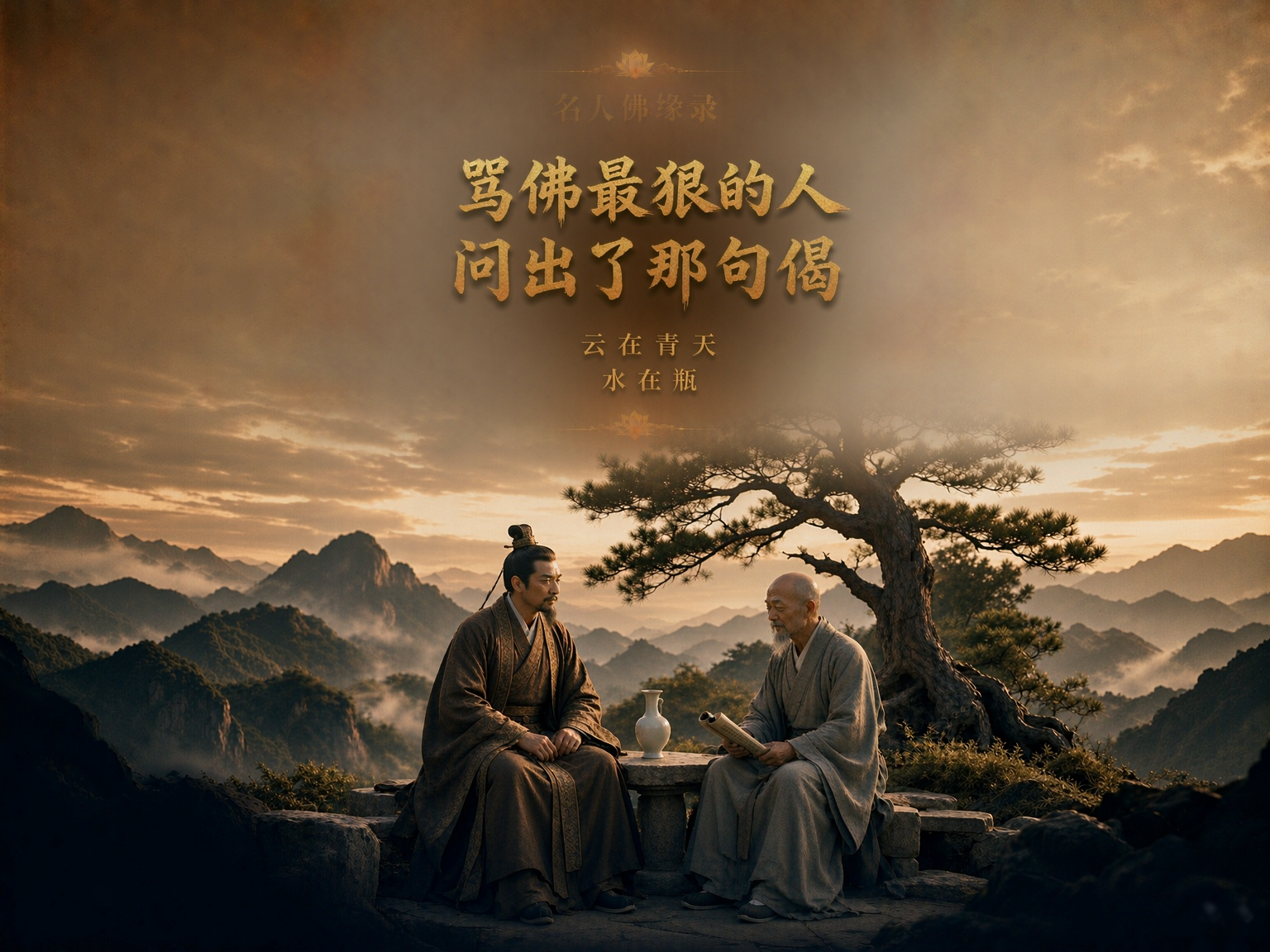 名人佛缘录｜李翱：骂佛骂得最狠的儒者，写出了「云在青天水在瓶」