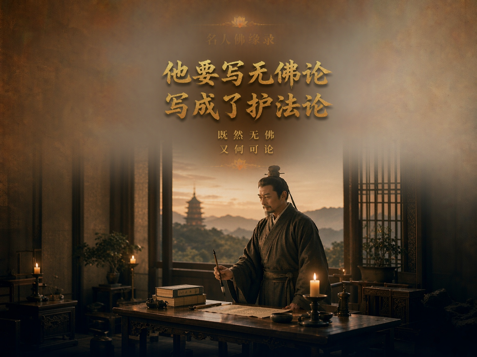 名人佛缘录｜张商英：他要写《无佛论》，被妻子一句话堵住了