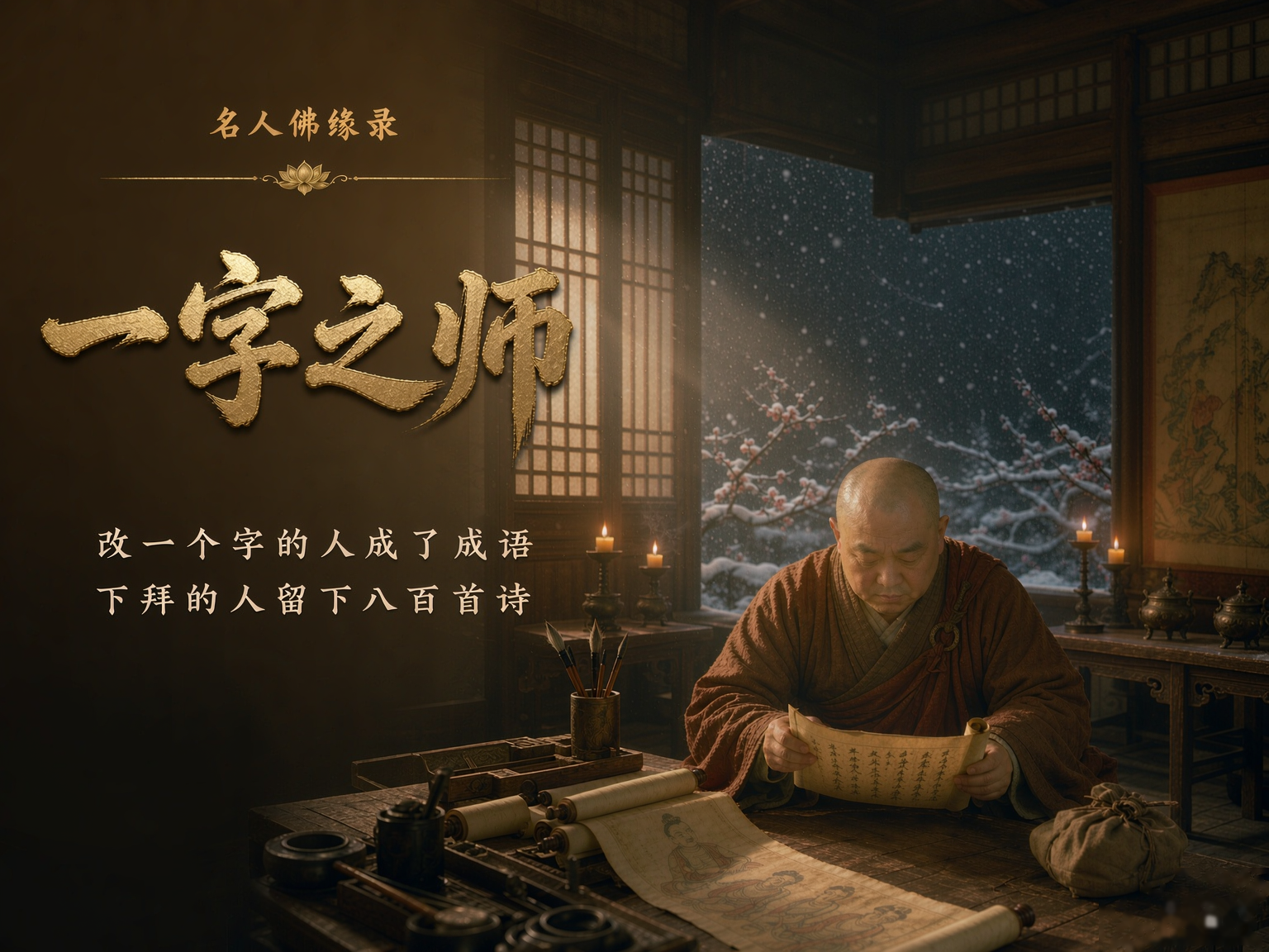 名人佛缘录｜人人都记得改字的人，谁记得下拜的和尚？