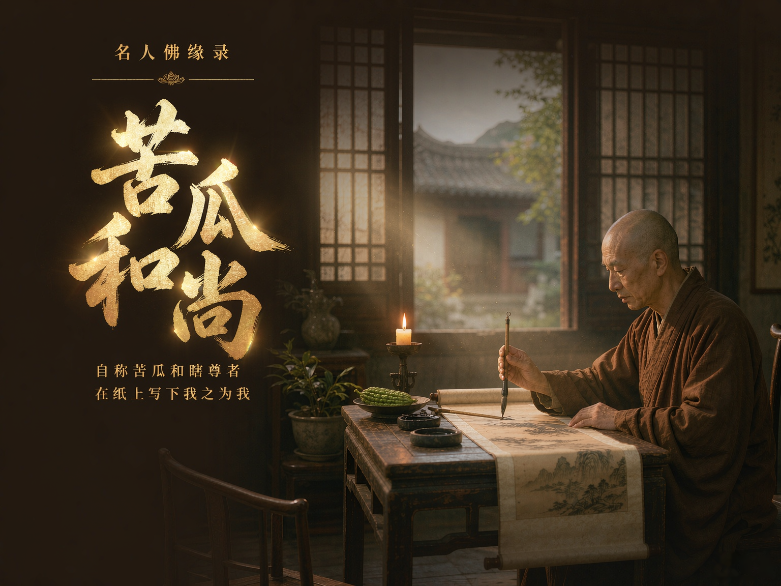 名人佛缘录｜他给自己起名苦瓜，却在纸上写下“我之为我”