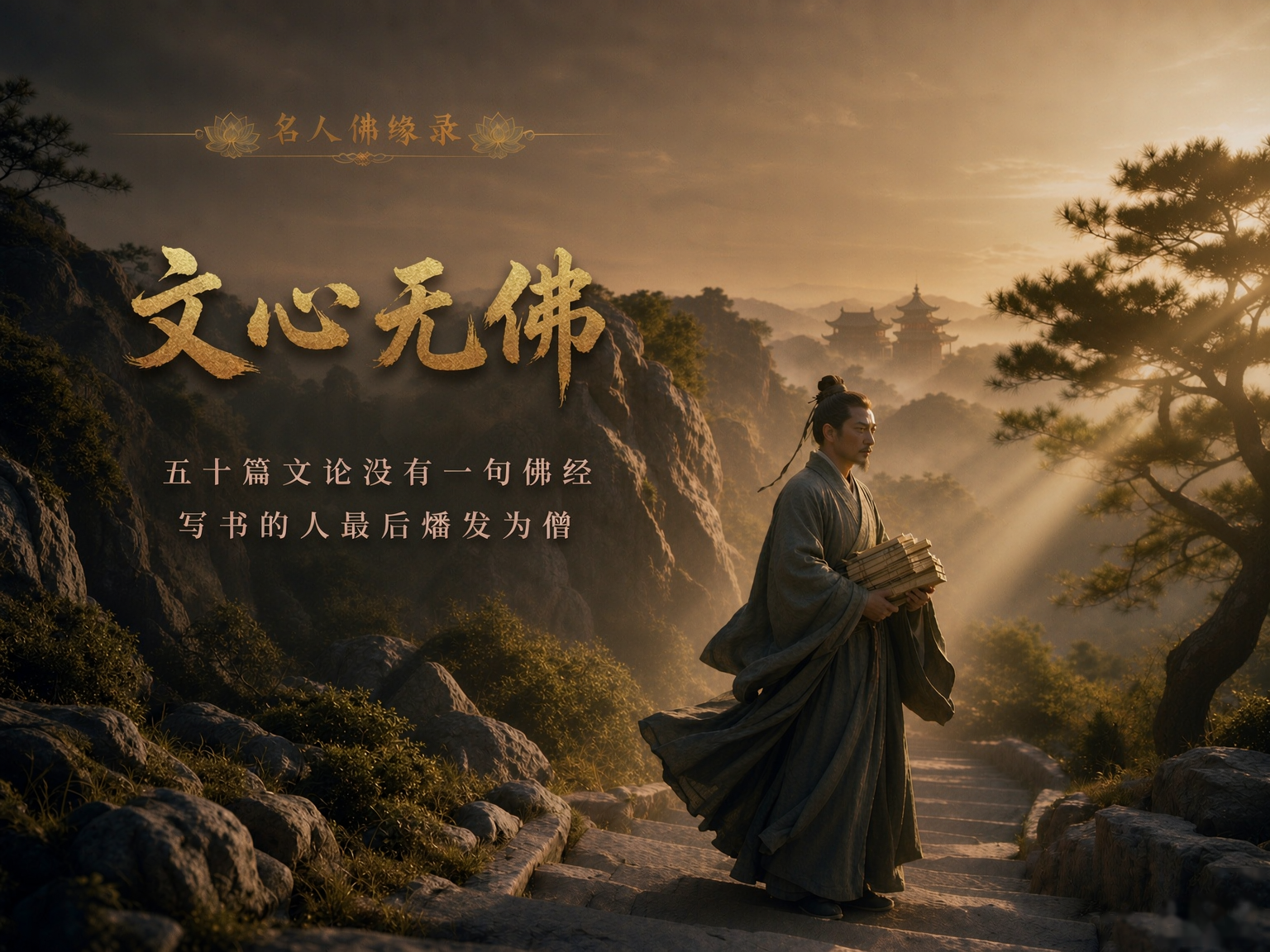 名人佛缘录｜《文心雕龙》五十篇，为什么没有一句佛经