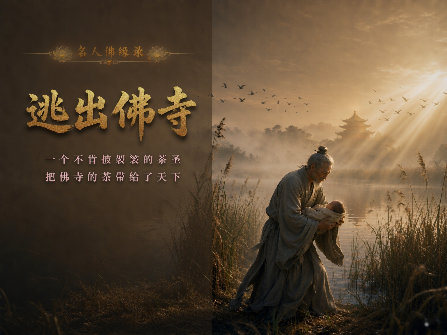 名人佛缘录｜逃出佛寺的茶圣，为什么葬在和尚塔旁