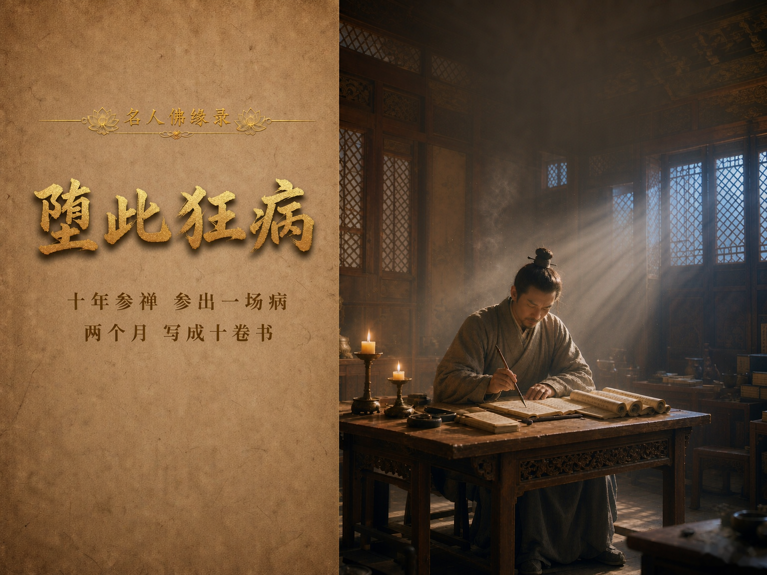 名人佛缘录｜他参禅十年，管那叫“狂病”